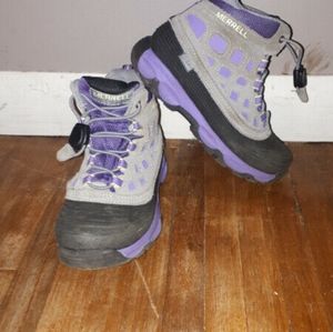 Merrell thermal waterproof kids shoes size 12(2)